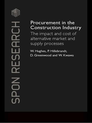 cover image of Procurement in the Construction Industry